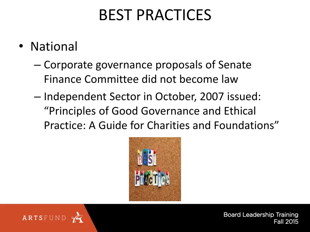 best practices