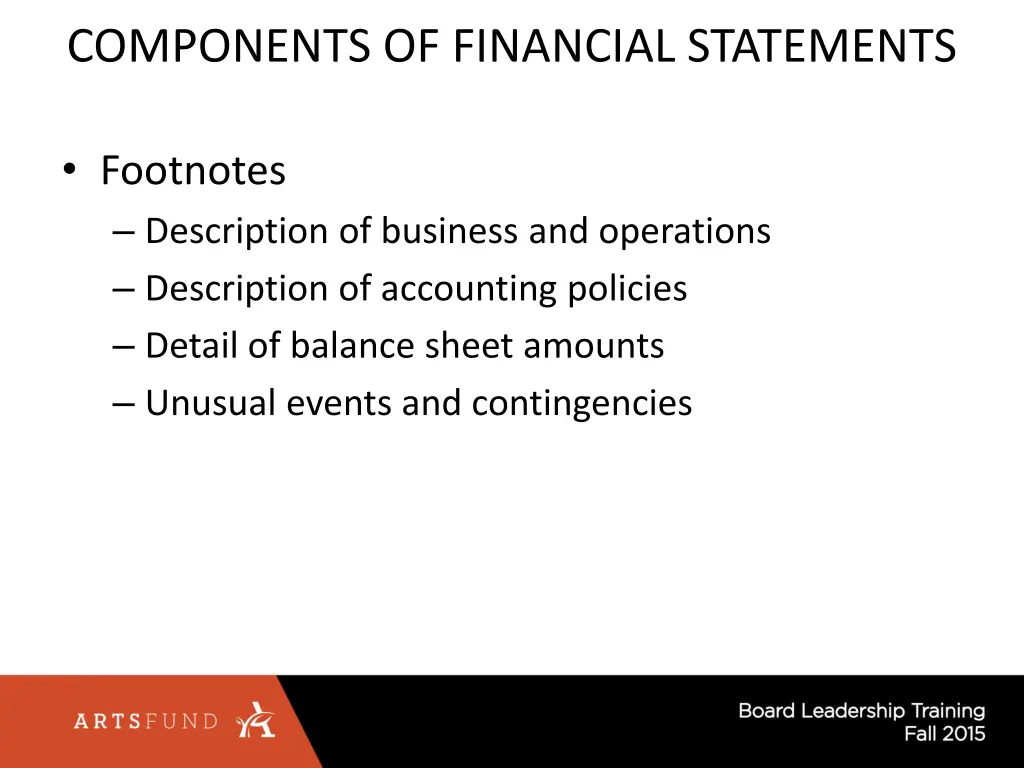 components of financial statements 3