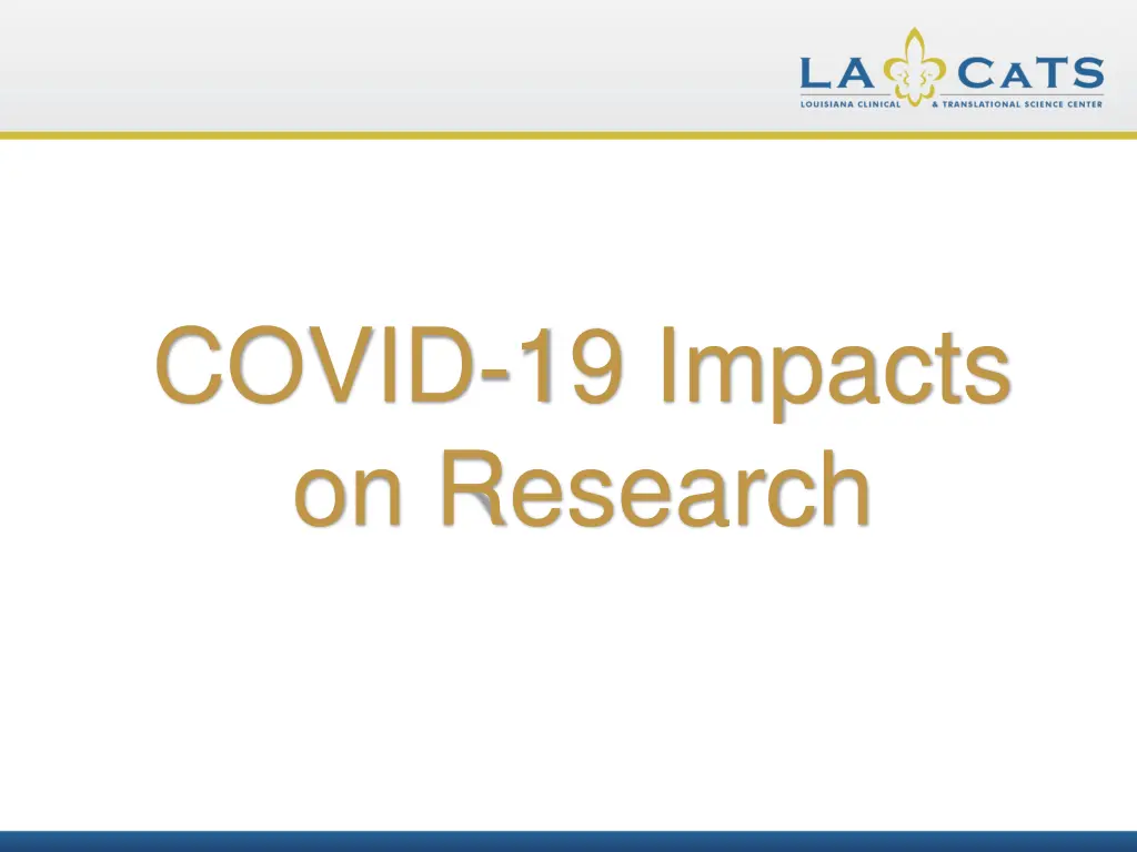 covid 19 impacts on research