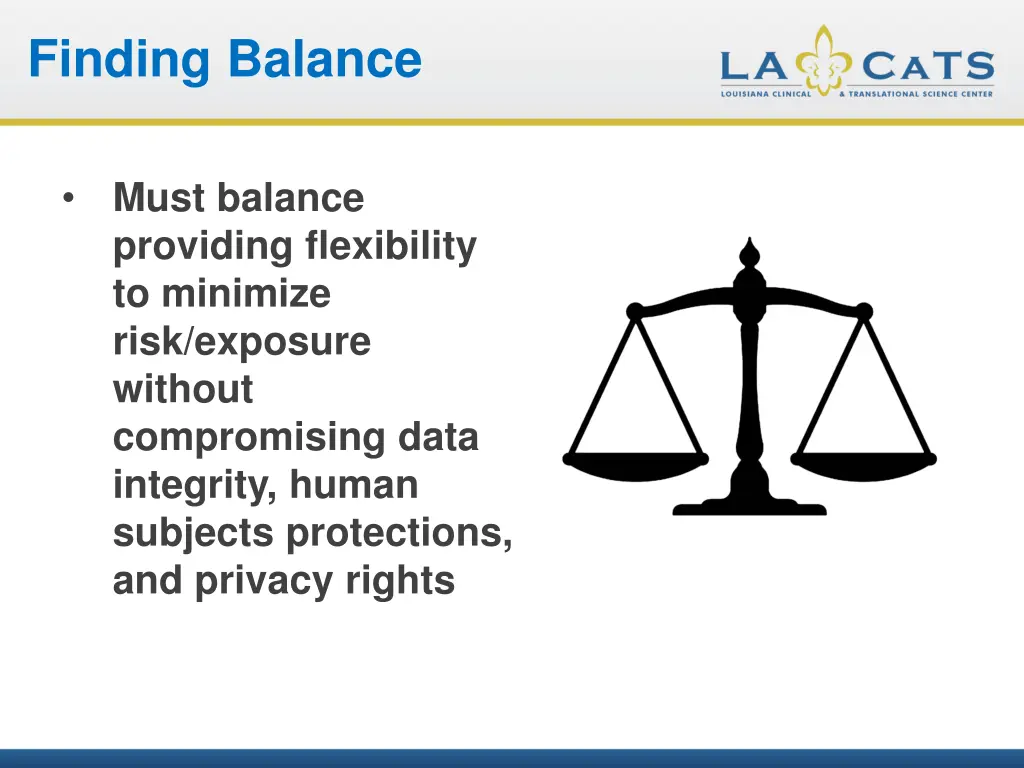finding balance