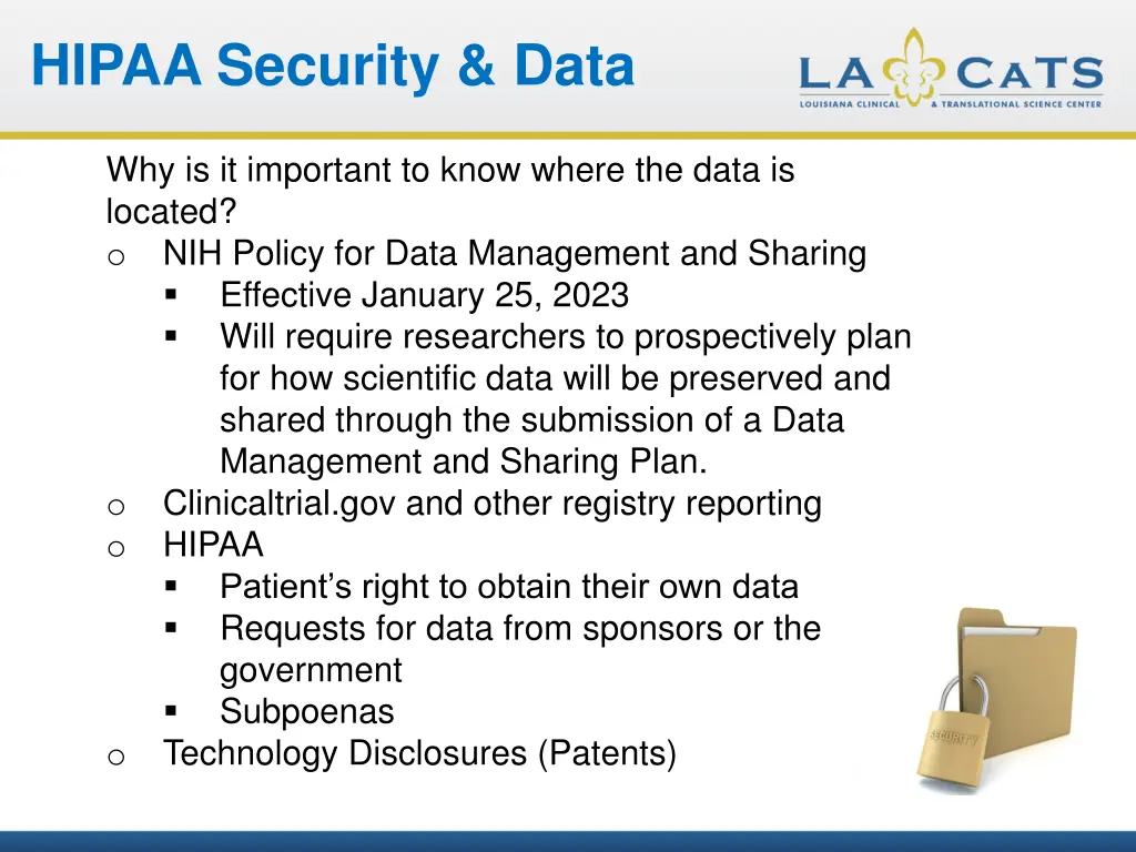 hipaa security data 1