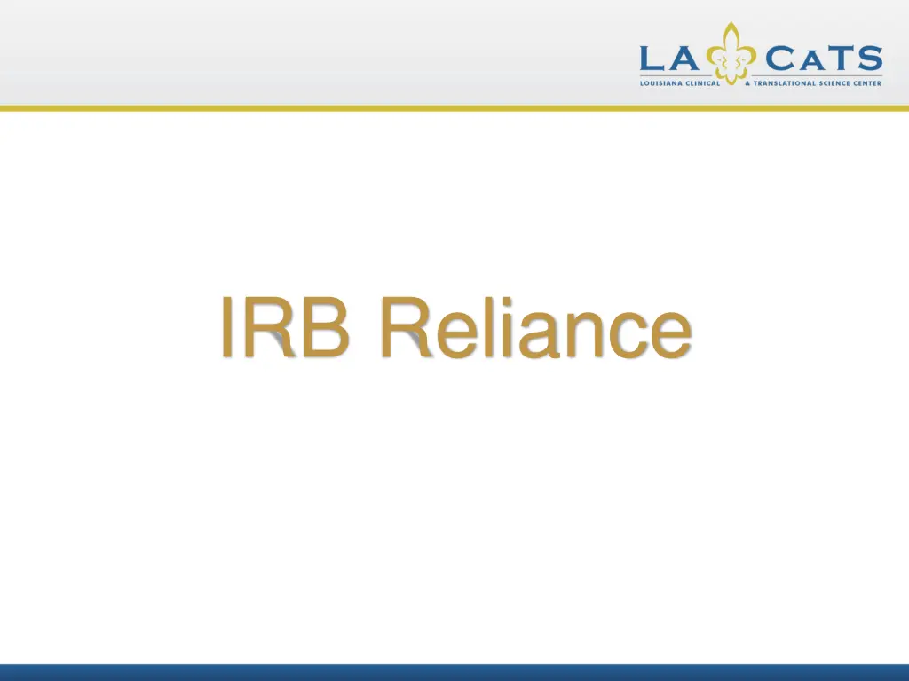 irb reliance