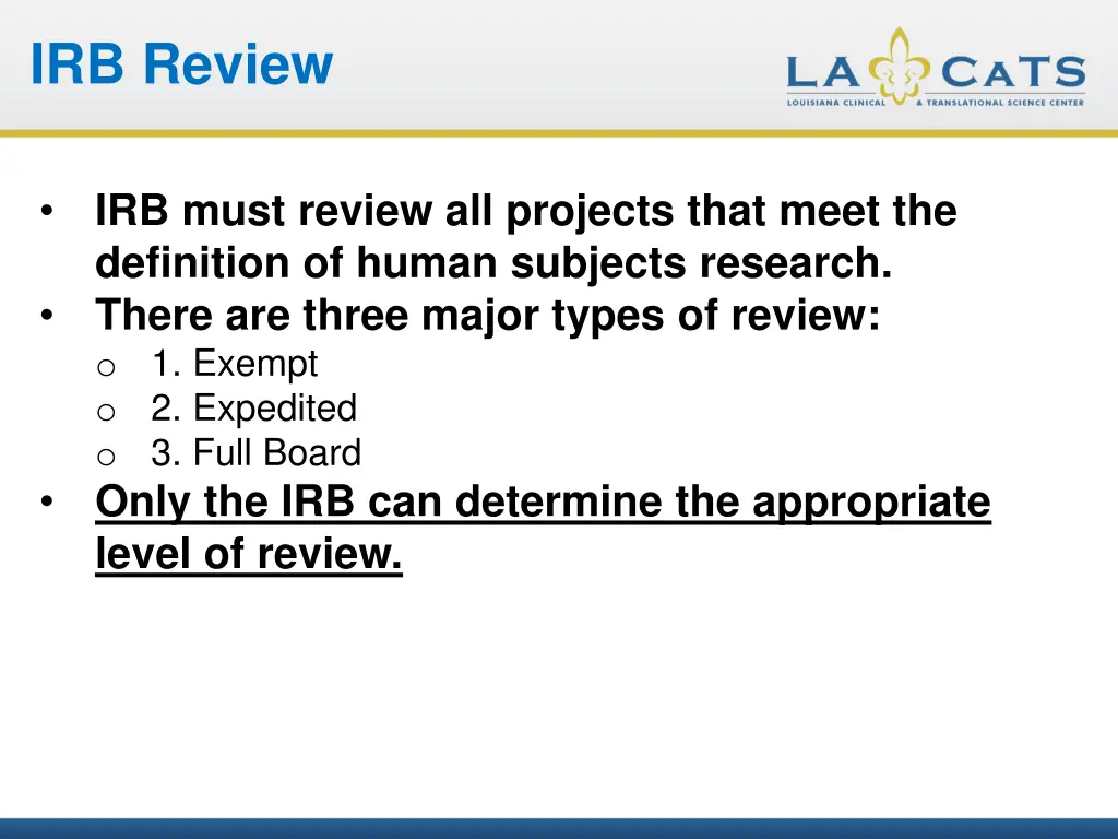 irb review