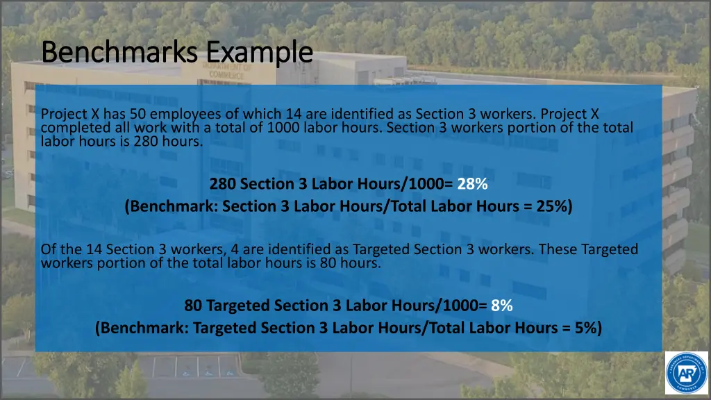 benchmarks example benchmarks example