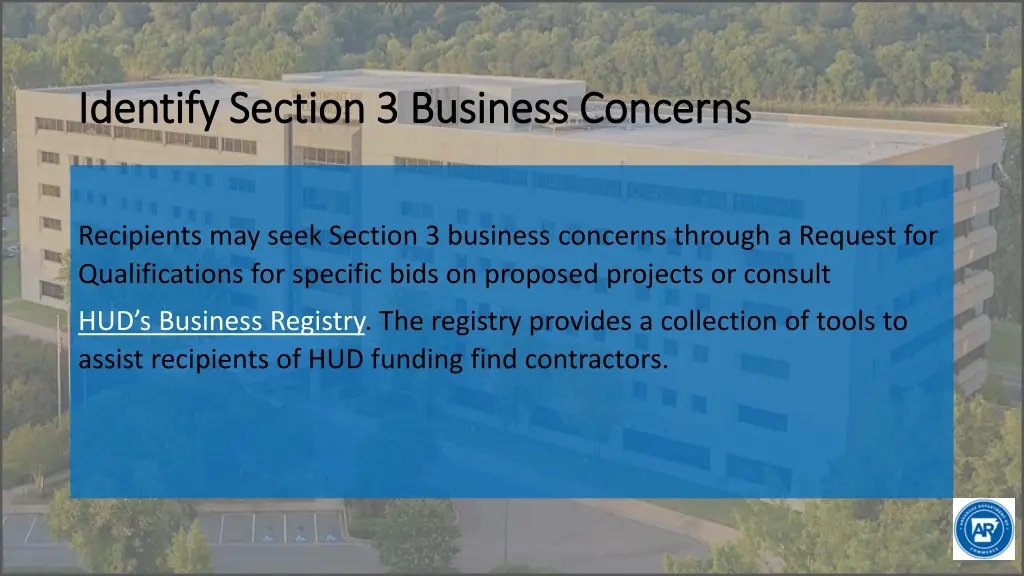 identify section 3 business concerns identify