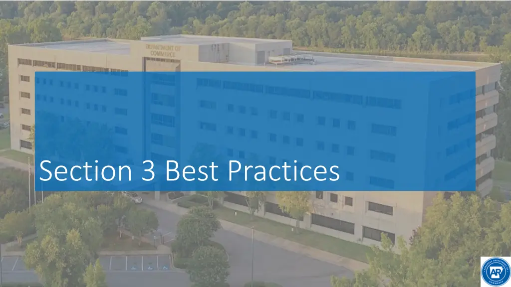 section 3 best practices