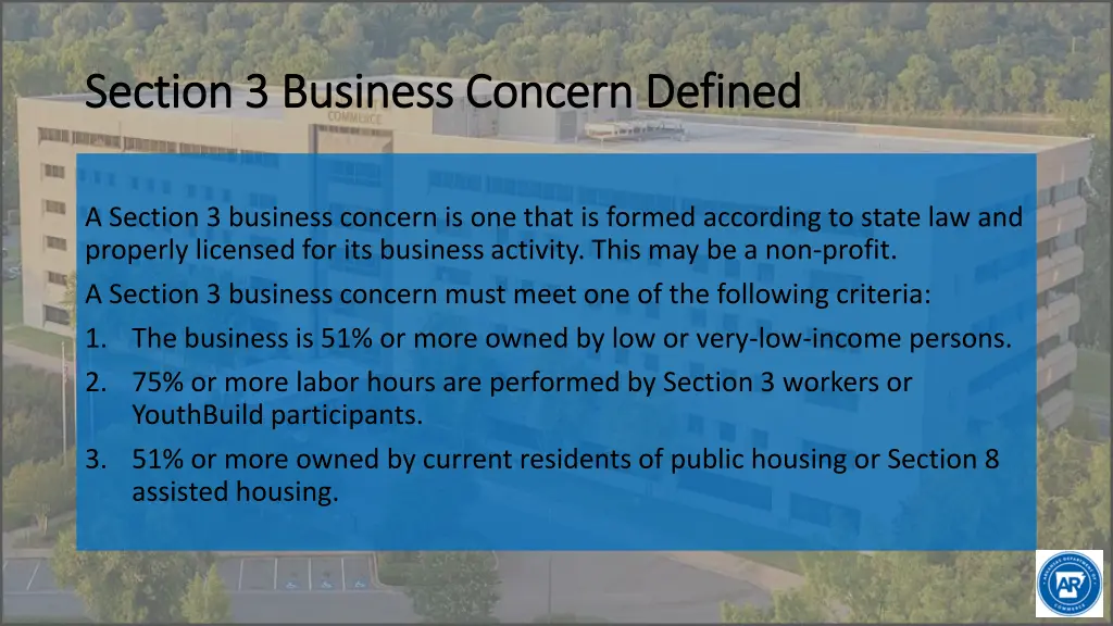 section 3 business concern defined section