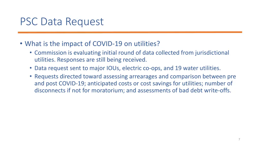 psc data request