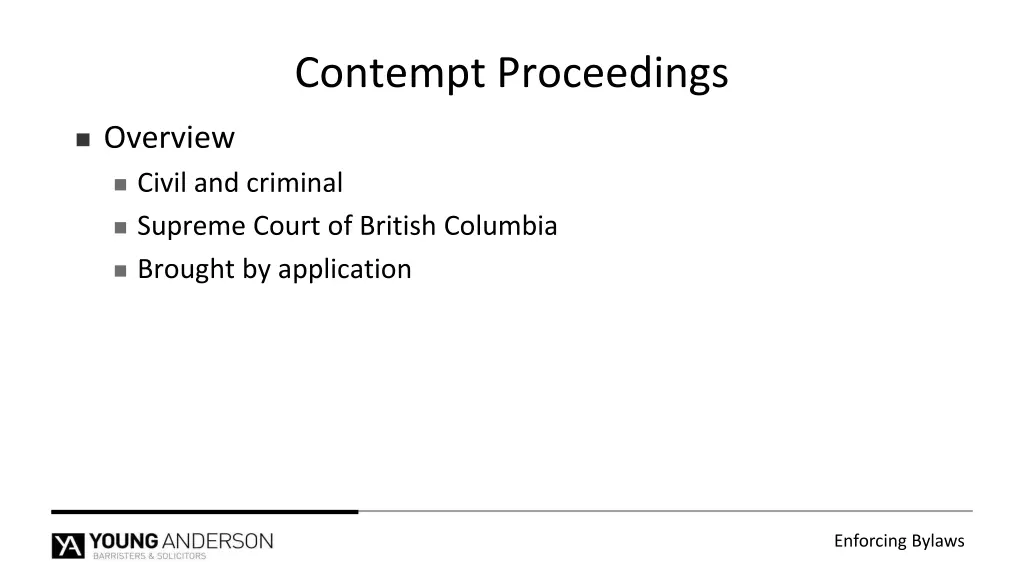 contempt proceedings