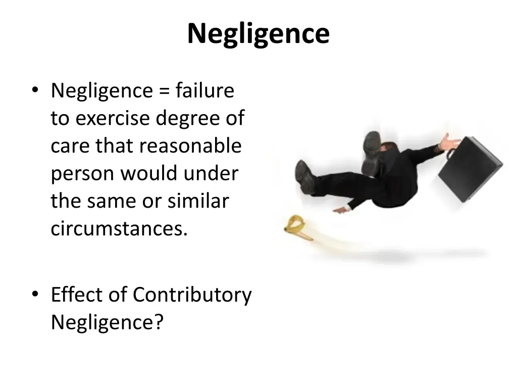 negligence