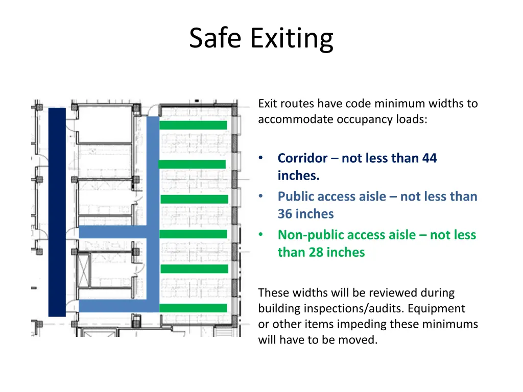 safe exiting