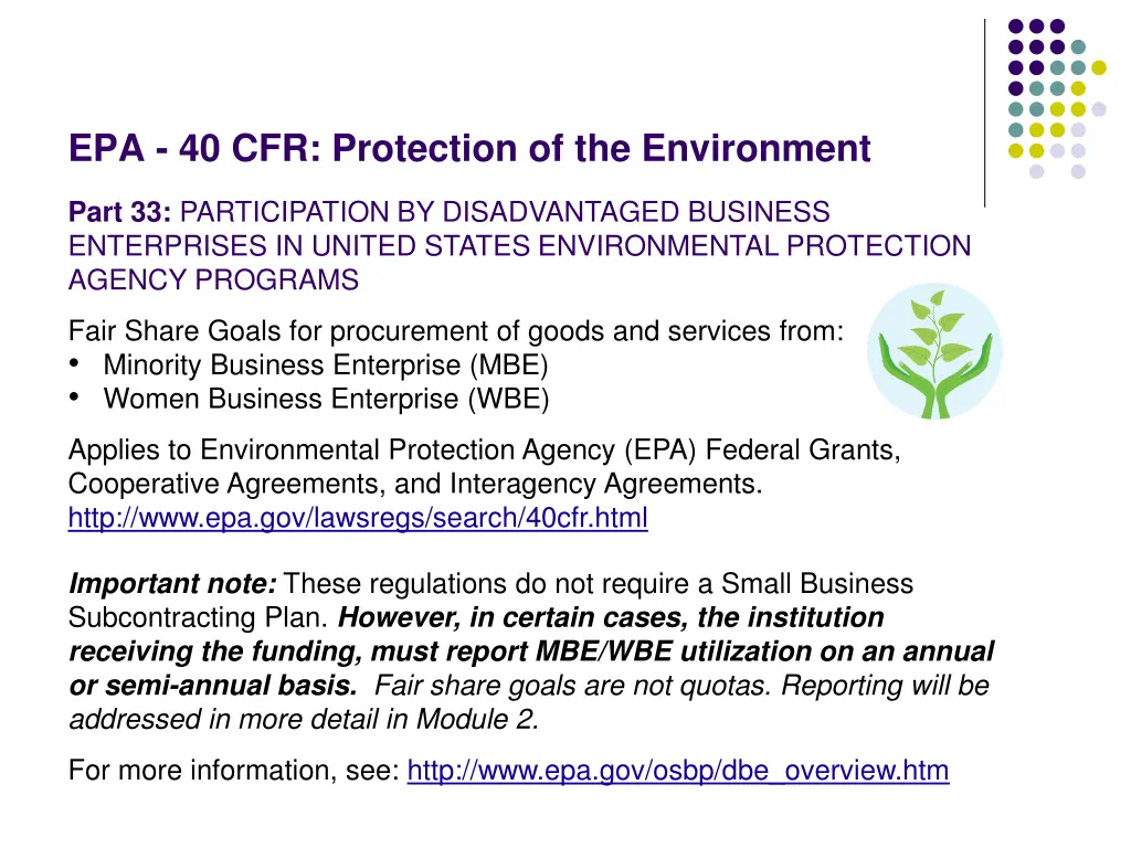 epa 40 cfr protection of the environment