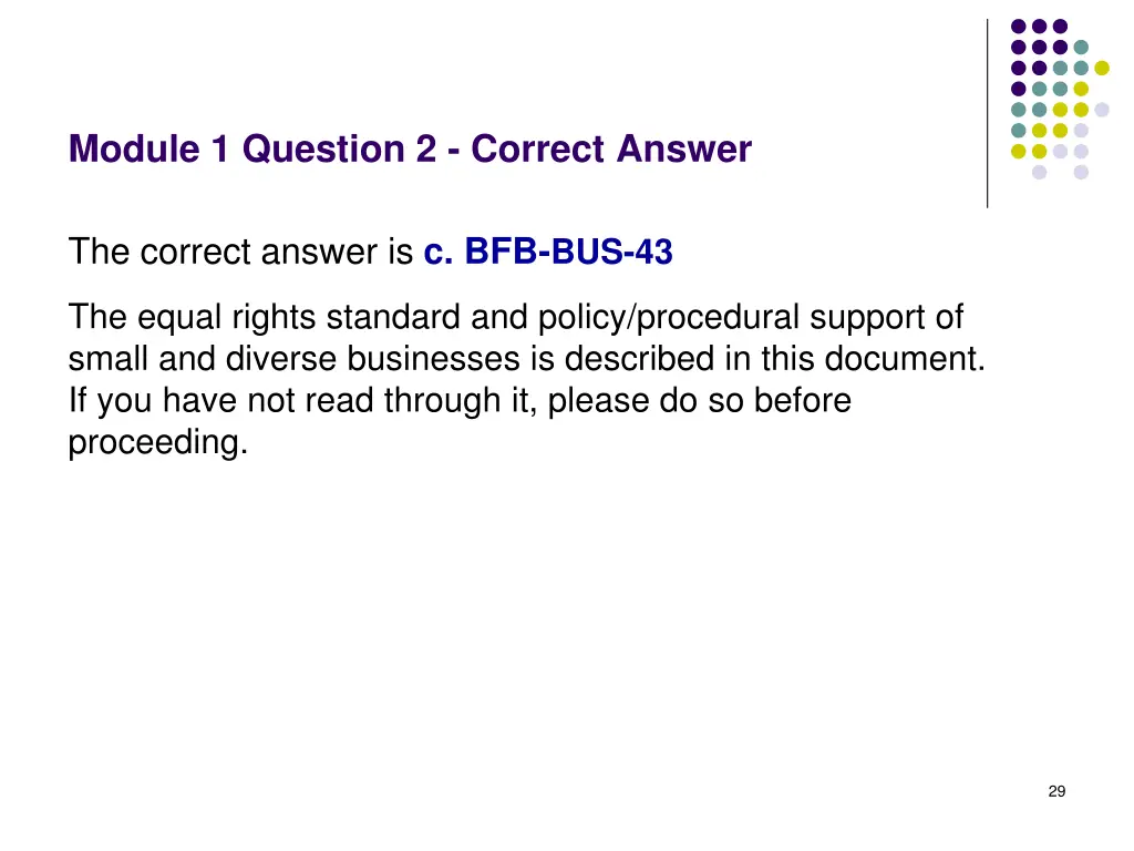 module 1 question 2 correct answer