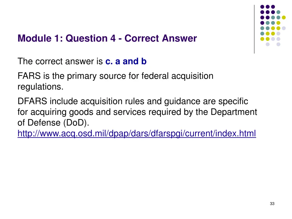 module 1 question 4 correct answer