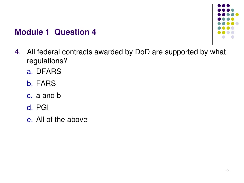 module 1 question 4