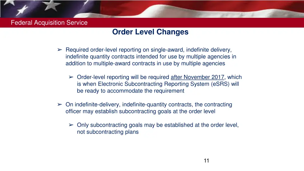 federal acquisition service 7