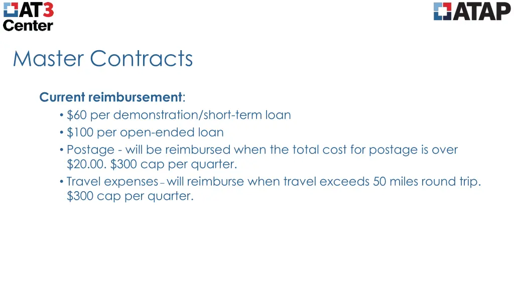 master contracts 1