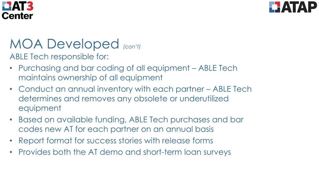 moa developed con t able tech responsible