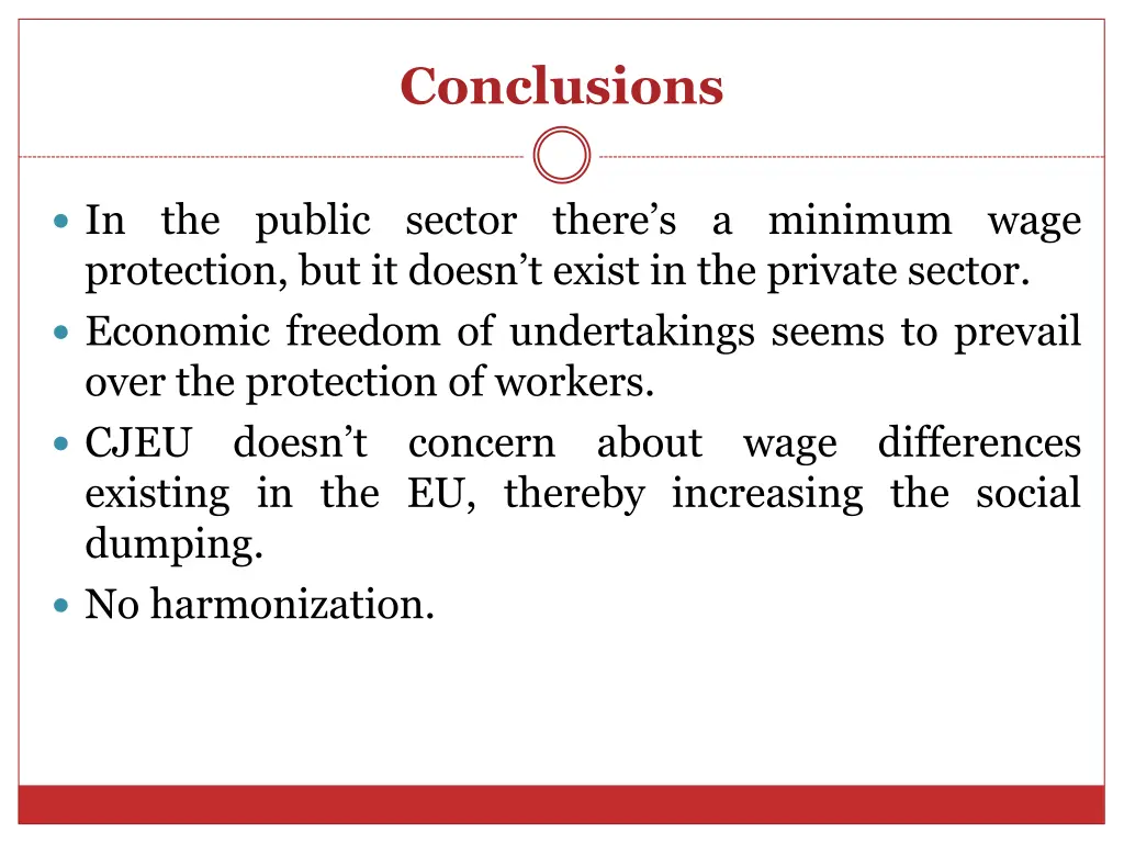 conclusions