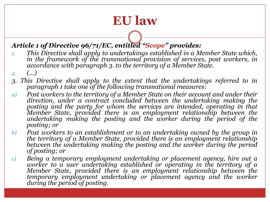 eu law 1