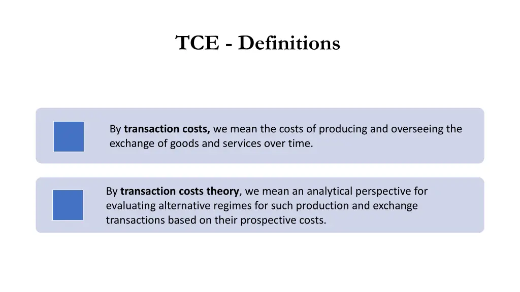 tce definitions
