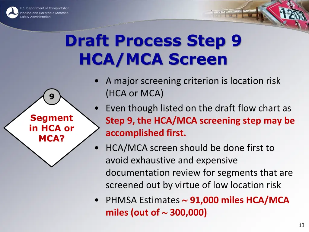 u s department of transportation pipeline 12