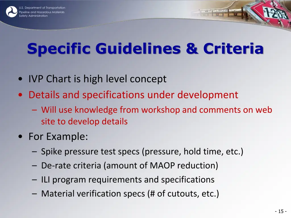 u s department of transportation pipeline 14