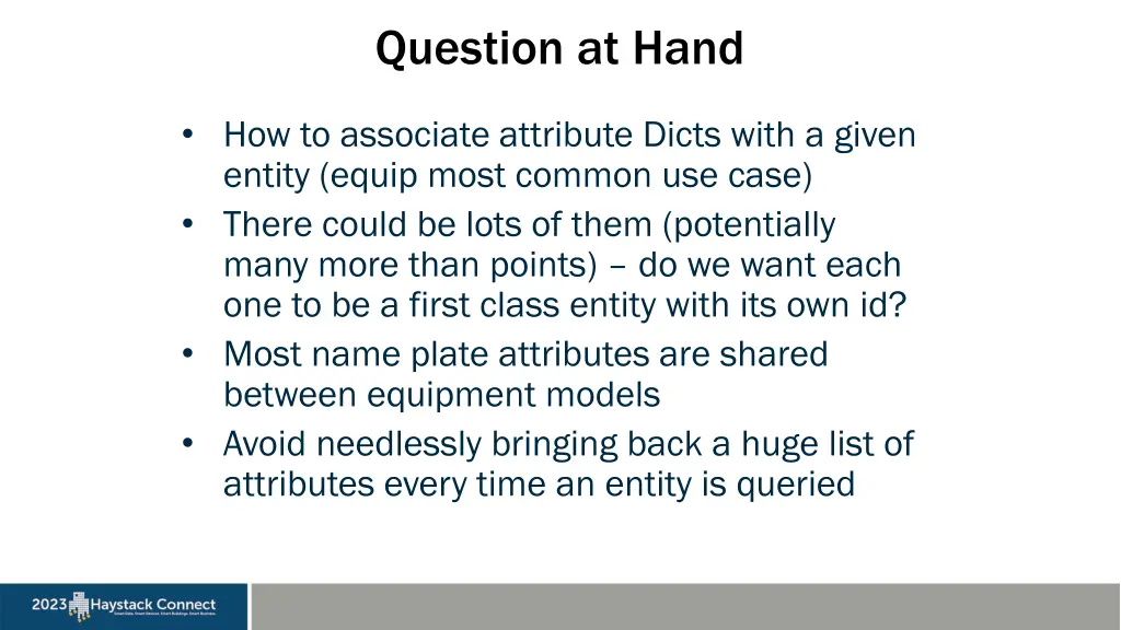 question at hand