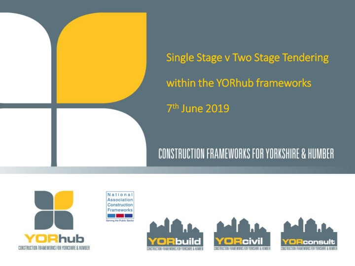 single stage v two stage tendering single stage