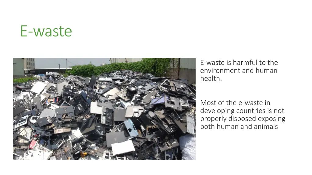 e waste