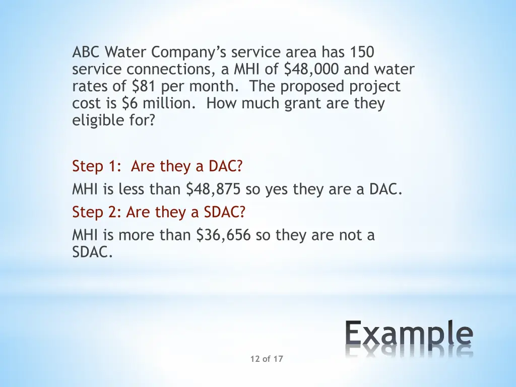 abc water company s service area has 150 service