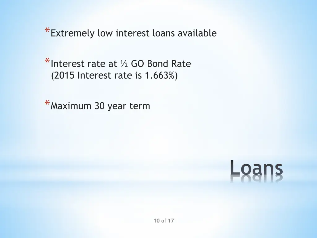 extremely low interest loans available