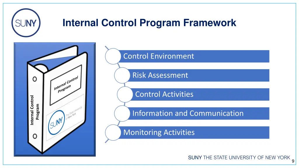 internal control program framework