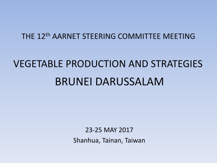 the 12 th aarnet steering committee meeting