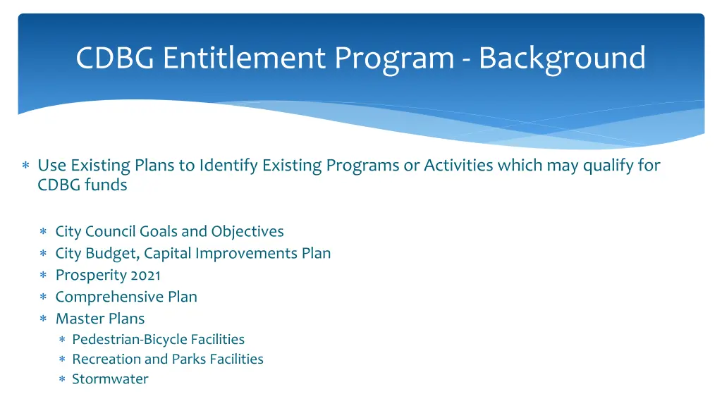 cdbg entitlement program background 2