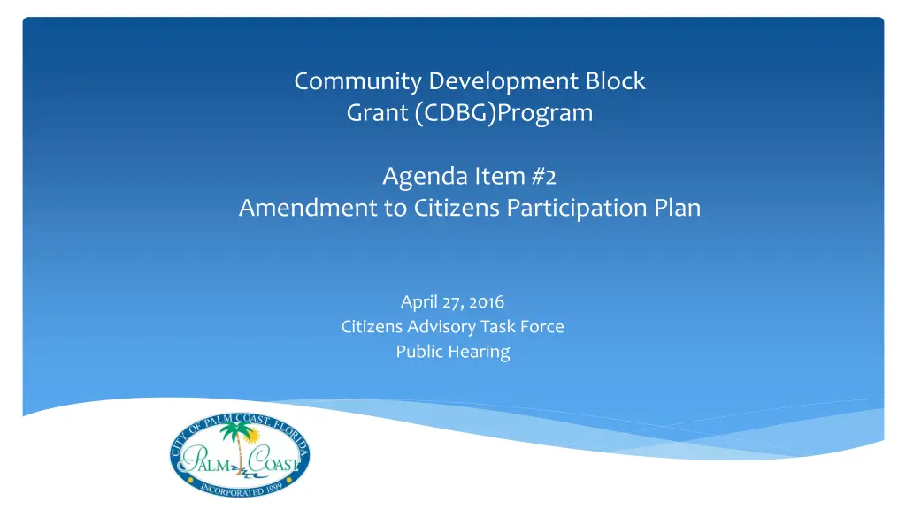 community development block grant cdbg program 1