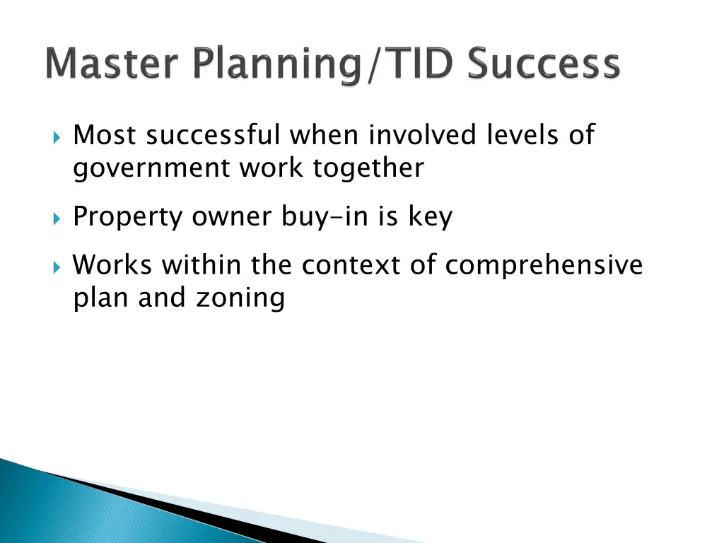 most successful when involved levels