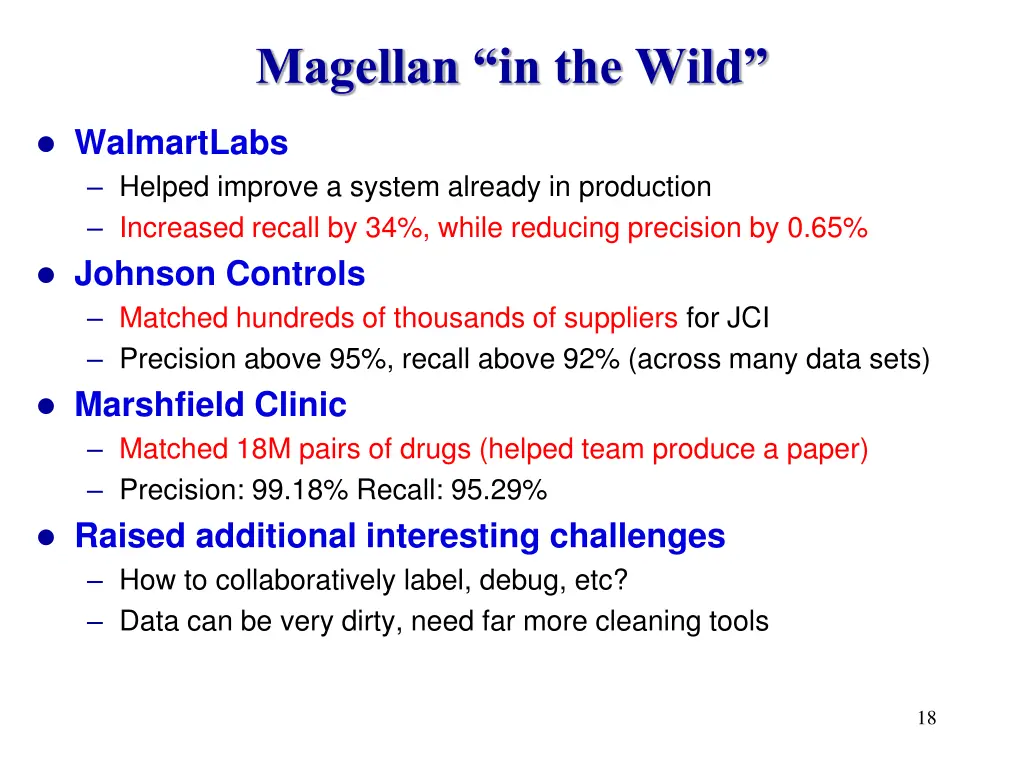 magellan i n the wild