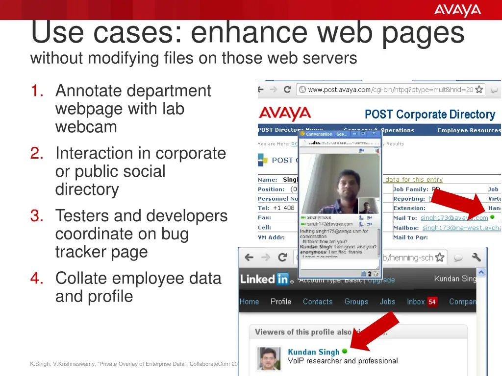 use cases enhance web pages without modifying
