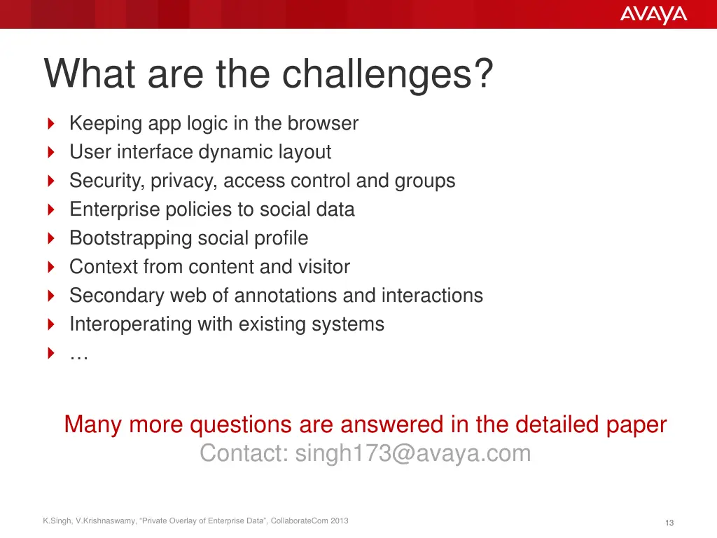 what are the challenges
