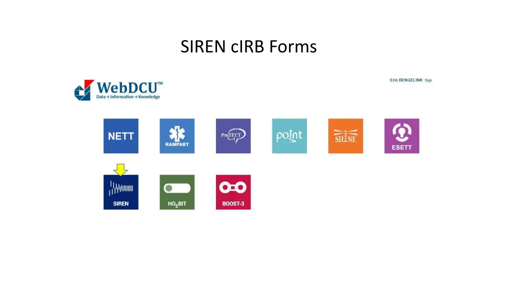 siren cirb forms