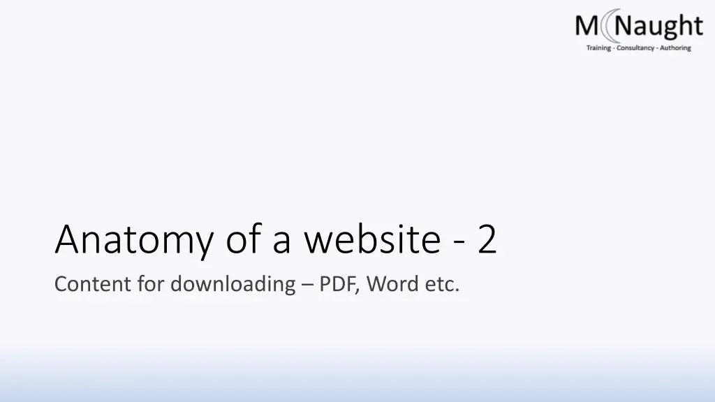 anatomy of a website 2 content for downloading
