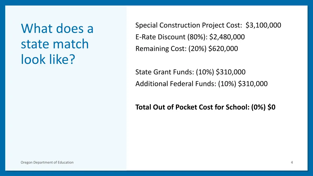 special construction project cost 3 100 000