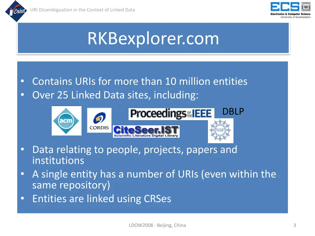 uri disambiguation in the context of linked data 1