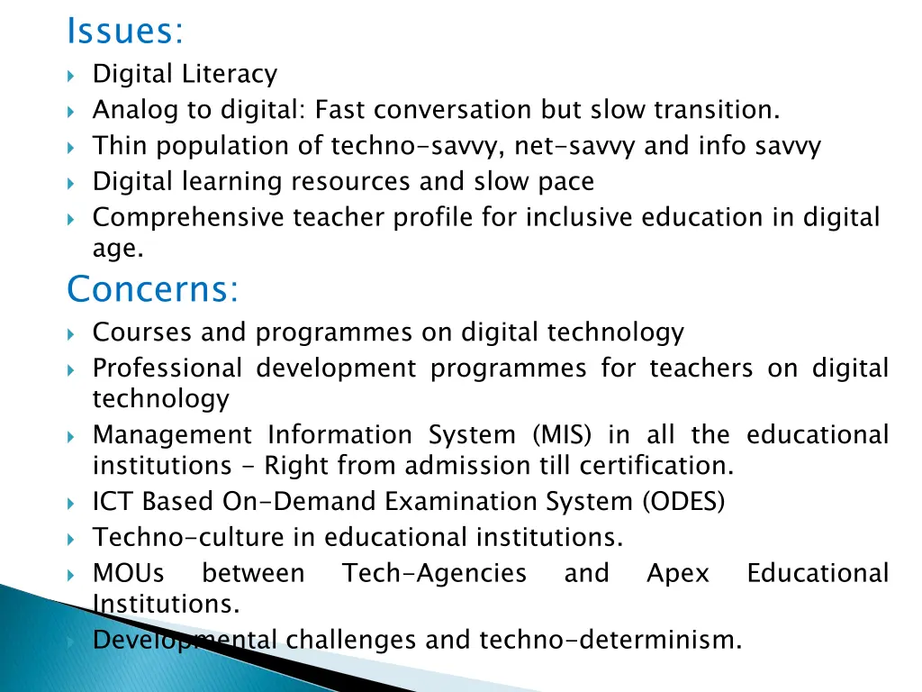 issues digital literacy analog to digital fast