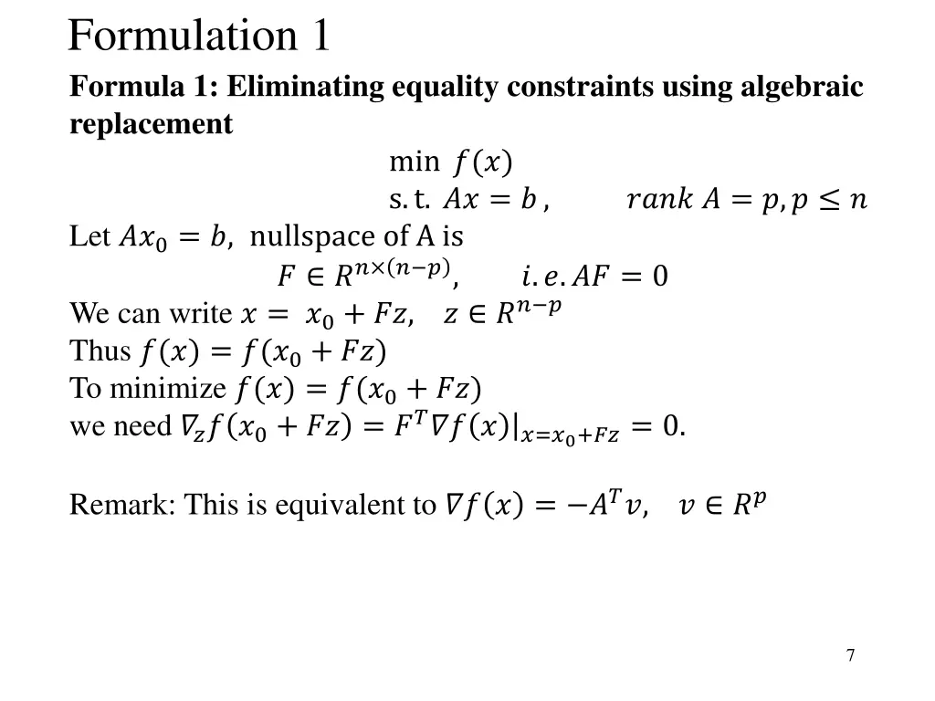 formulation 1 1