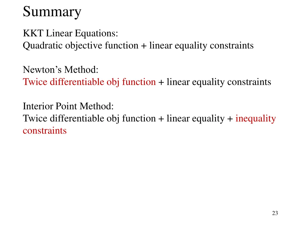 summary