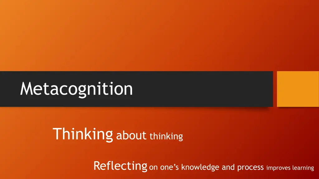 metacognition