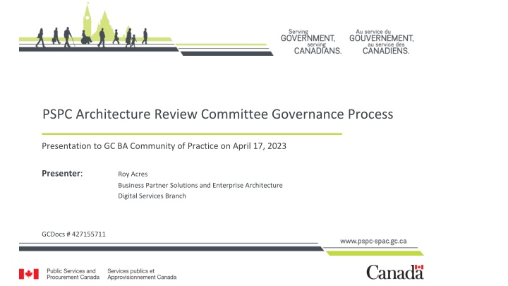pspc architecture review committee governance