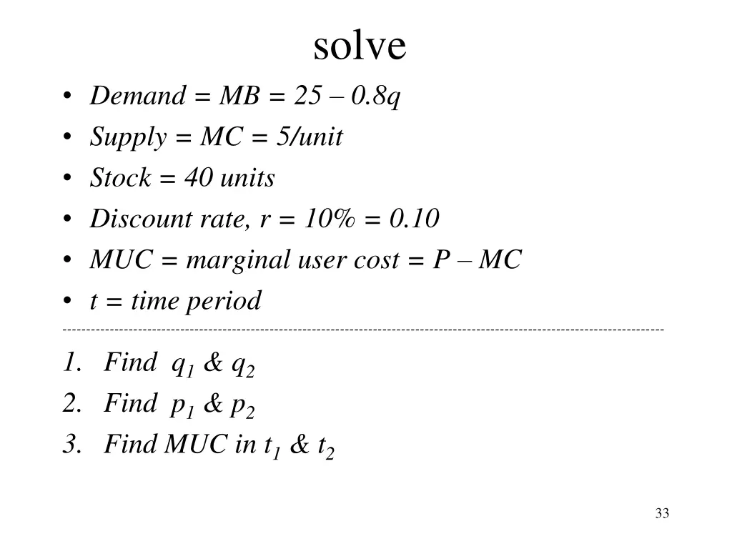 solve